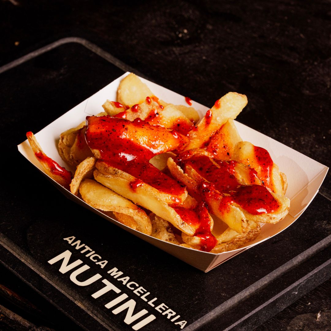 PATATE FRITTE CON SALSA SMOKED HONEY BBQ