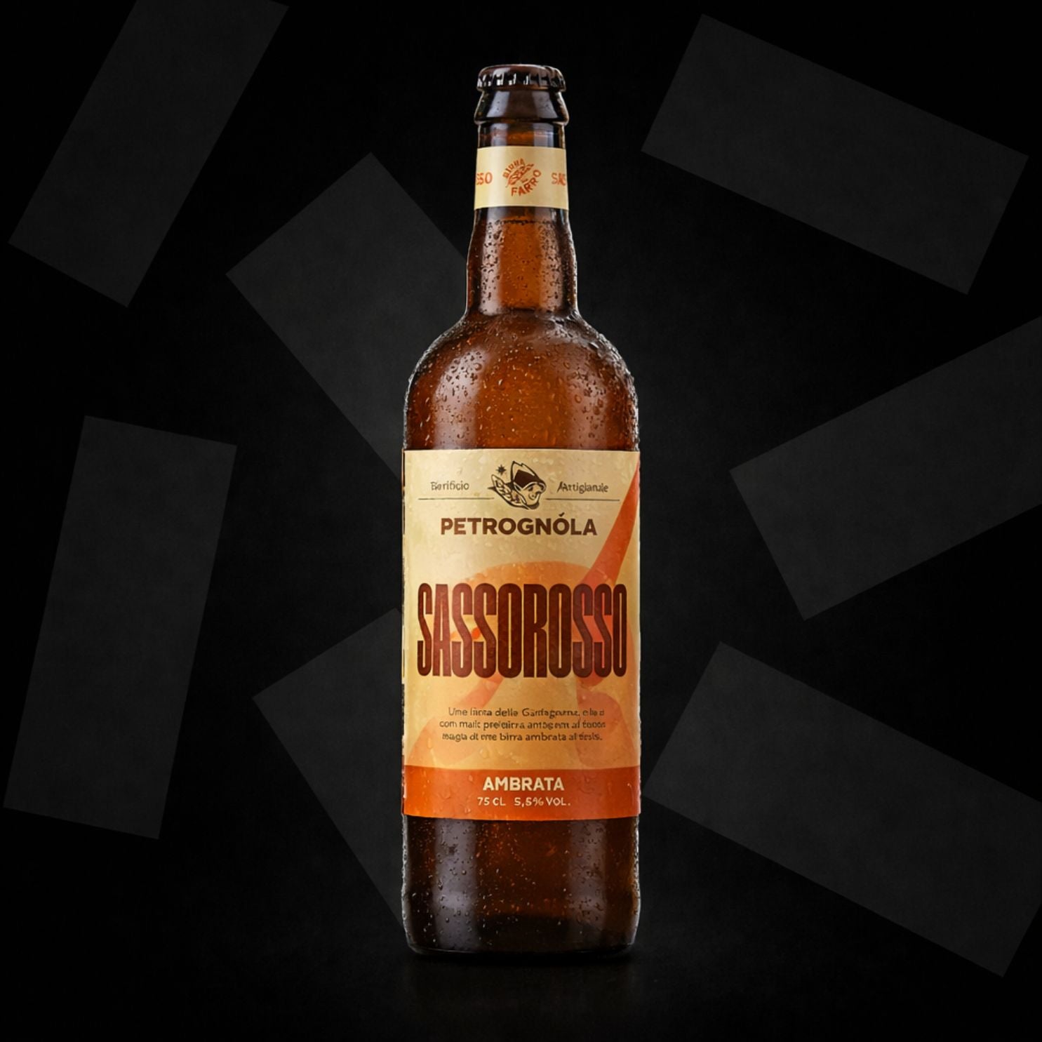 Birra ambrata al farro di Petrognola - 330ml