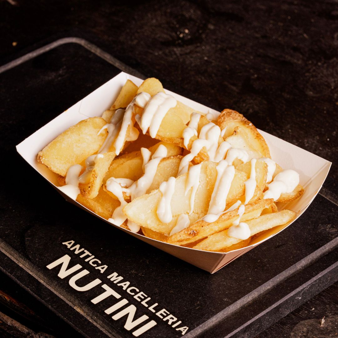 PATATE FRITTE CON MAYO ALL'AGLIO E LIMONE